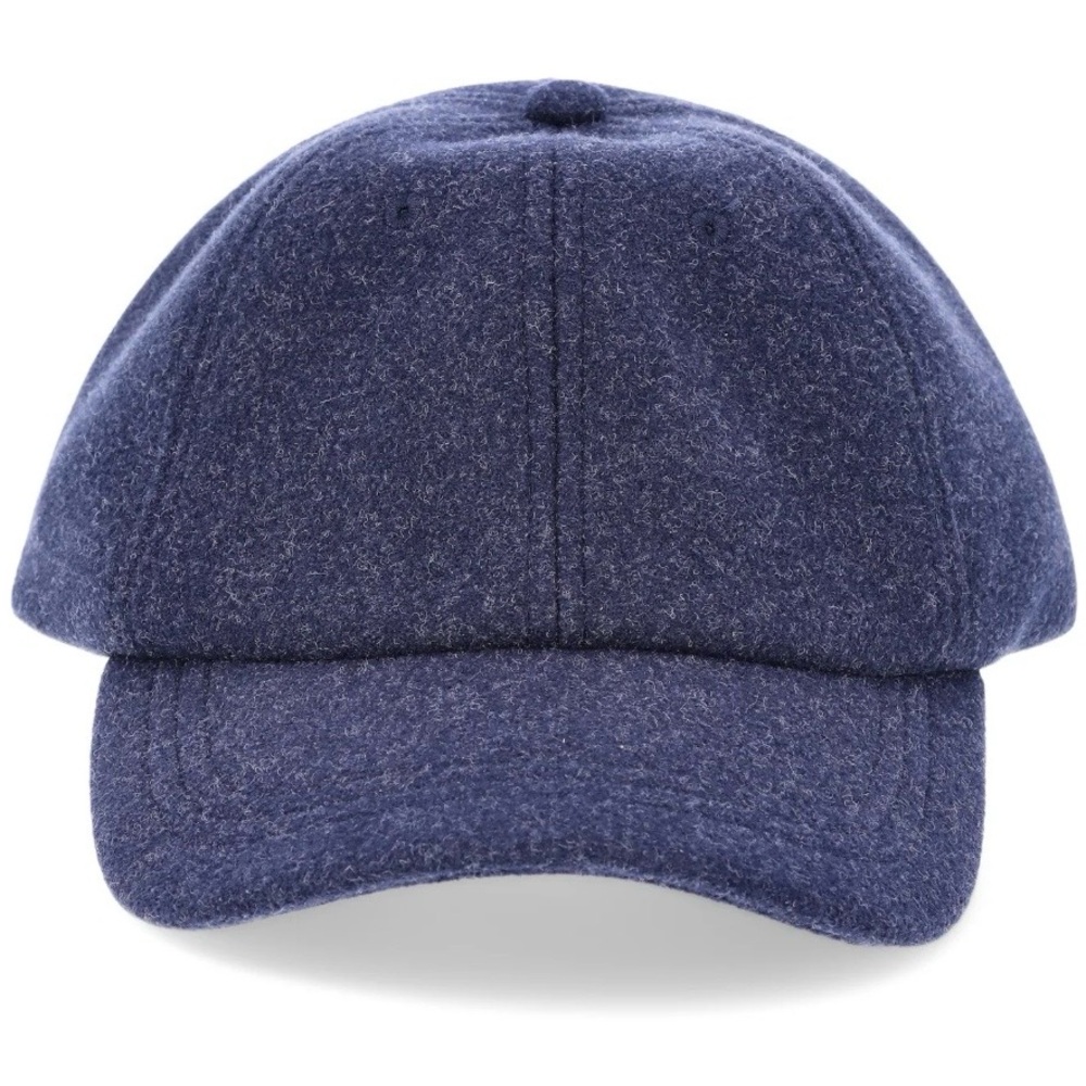 Time and Tru Women's Felt Baseball Cap, Blue - Picture 1 of 3